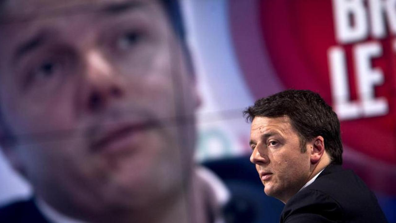 I dag onsdagen presenterar Matteo Renzi sitt reformpaket. Arkivbild.