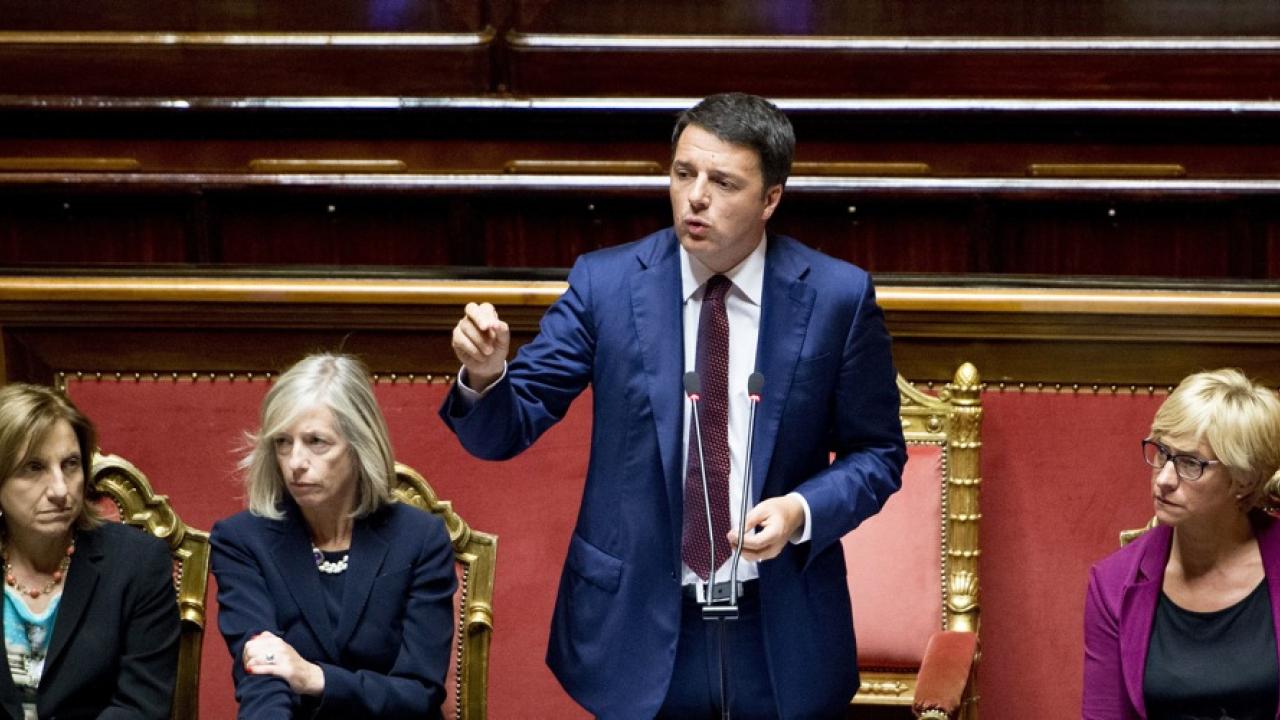 Matteo Renzi lägger fram sin plan för de kommande tusen dagarna. 