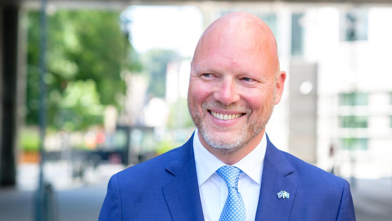 Europaparlamentariker Jörgen Warborn (M) är Europaparlamentets huvudförhandlare mot ministerrådet när EU:s nya klimatlag för sjöfart ska förhandlas fram.