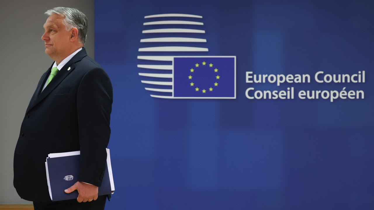 Ungerns premiärminister Viktor Orbán blir allt mer isolerad av övriga EU-länder. Arkivbild.