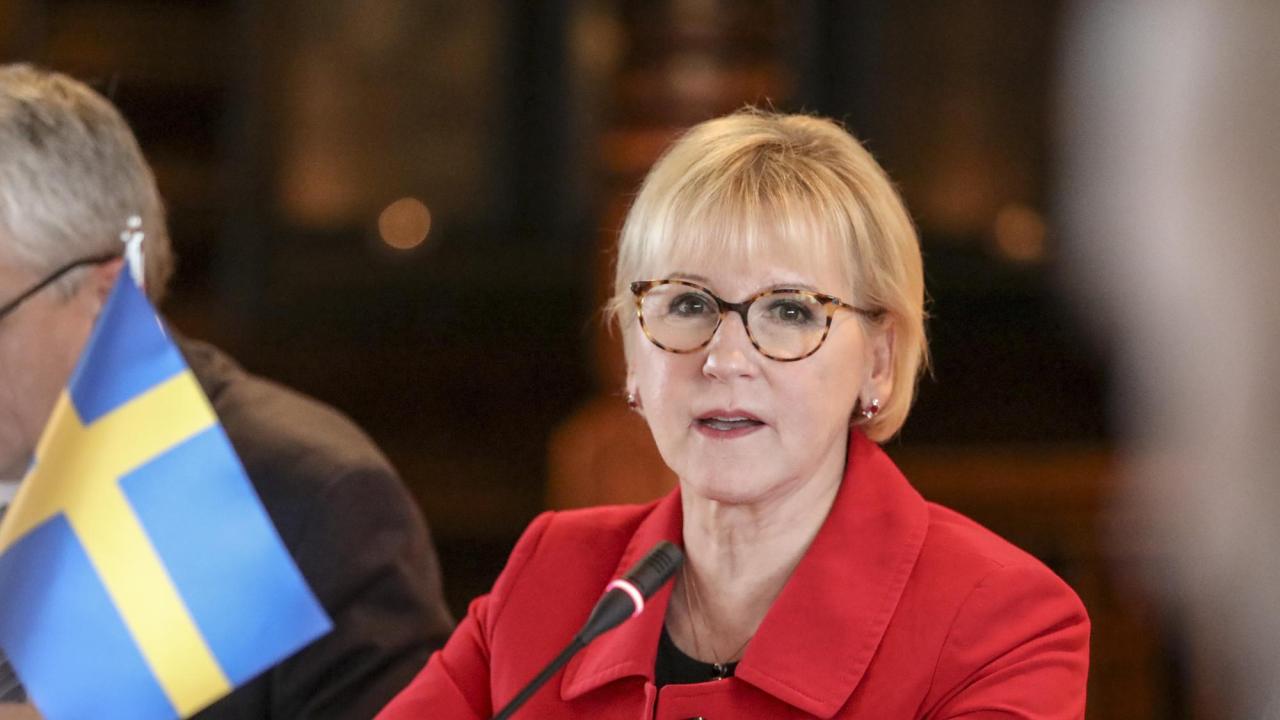 Utrikesminister Margot Wallström (S) räknar med att EU-länderna kommer Sverige till undsättning vid ett eventuellt anfall. Arkivbild.
