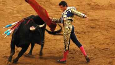Tjurfäktning i Spanien. Arkivbild.