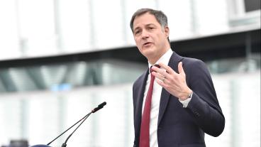Belgiens premiärminister, liberalen Alexander De Croo.
