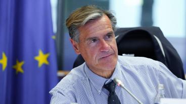 Den spanske socialdemokratiske EU-parlamentarikern  Juan Fernando López Aguilar. Arkivbild.