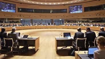 Möte i EU:s ministerråd.