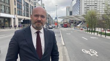 Europafackets ledning strävar efter enighet – vice generalsekreterare Claes-Mikael Ståhl söker medlemmarnas minsta gemensamma nämnare.