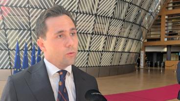 Utrikeshandelsminister Benjamin Dousa på ministerrådet.