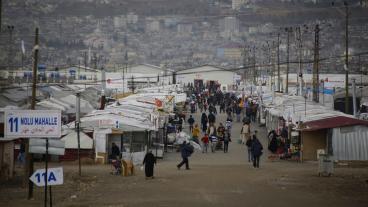 Turkiet är det land som tagit emot klart flest syriska flyktingar. Över tre miljoner har registrerats i landet och EU är med och finansierar deras uppehälle. På bilden flyktinglägret Kahramanmaras. Arkivbild.