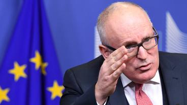 EU-kommissionens förste vice ordförande Frans Timmermans. Arkivbild.