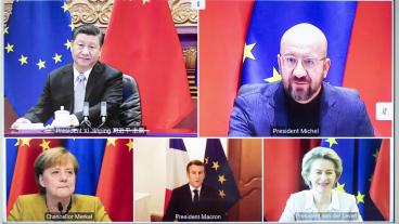 Vid en videokonferens den 30 december enades företrädare för EU och Kinas president Xi Jinping om ett principiellt investeringsavtal.