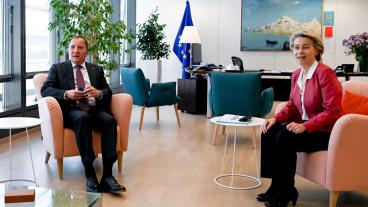 Statsminister Stefan Löfven träffade bland annat EU-kommissionens ordförande Ursula von der Leyen och Europeiska rådets ordförande Charles Michel. 