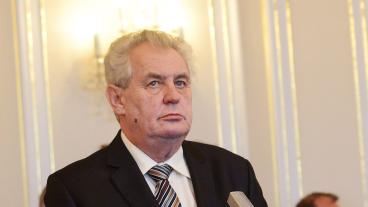 Den tjeckiske presidenten Miloš Zeman utsåg på tisdagseftermiddag en ny premiärminister. Arkivbild.
