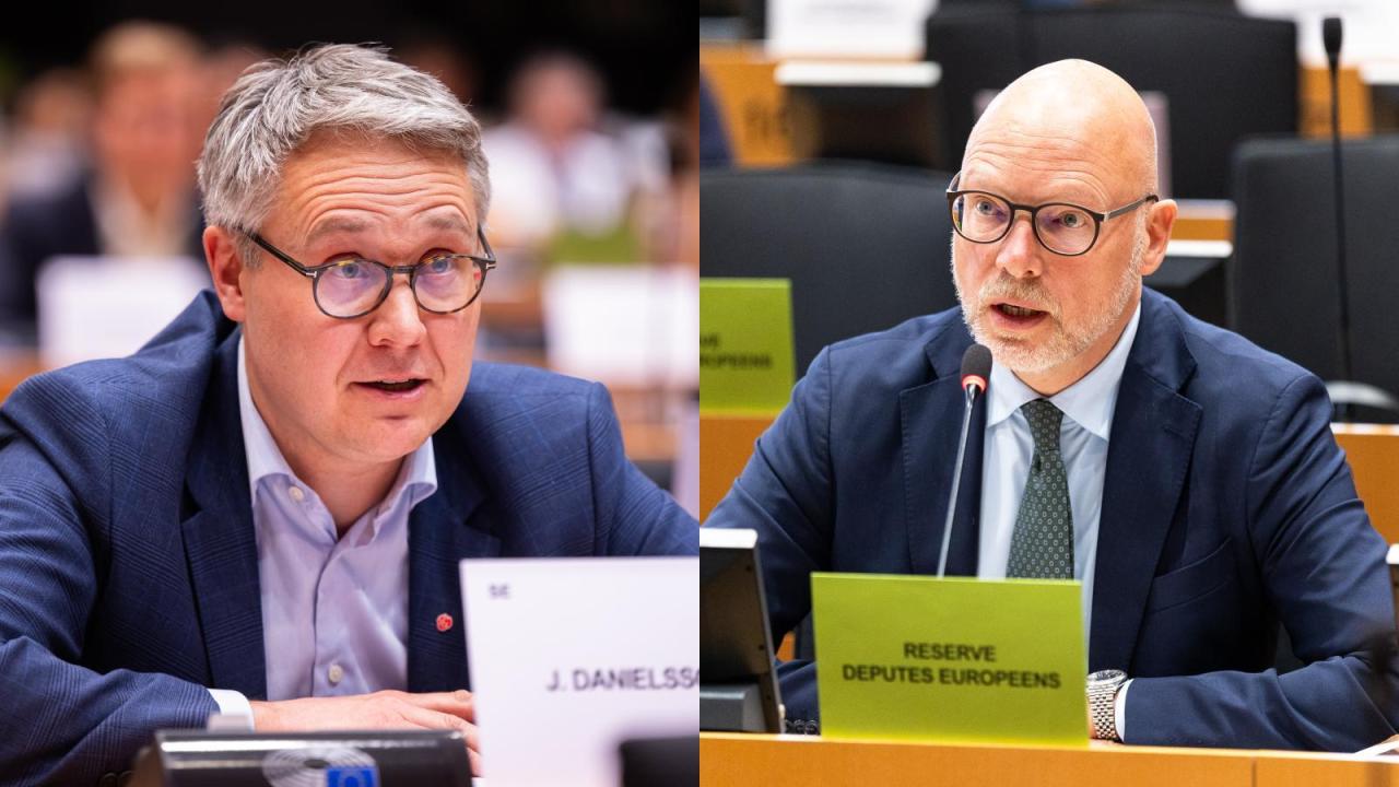 Johan Danielsson och Jörgen Warborn.