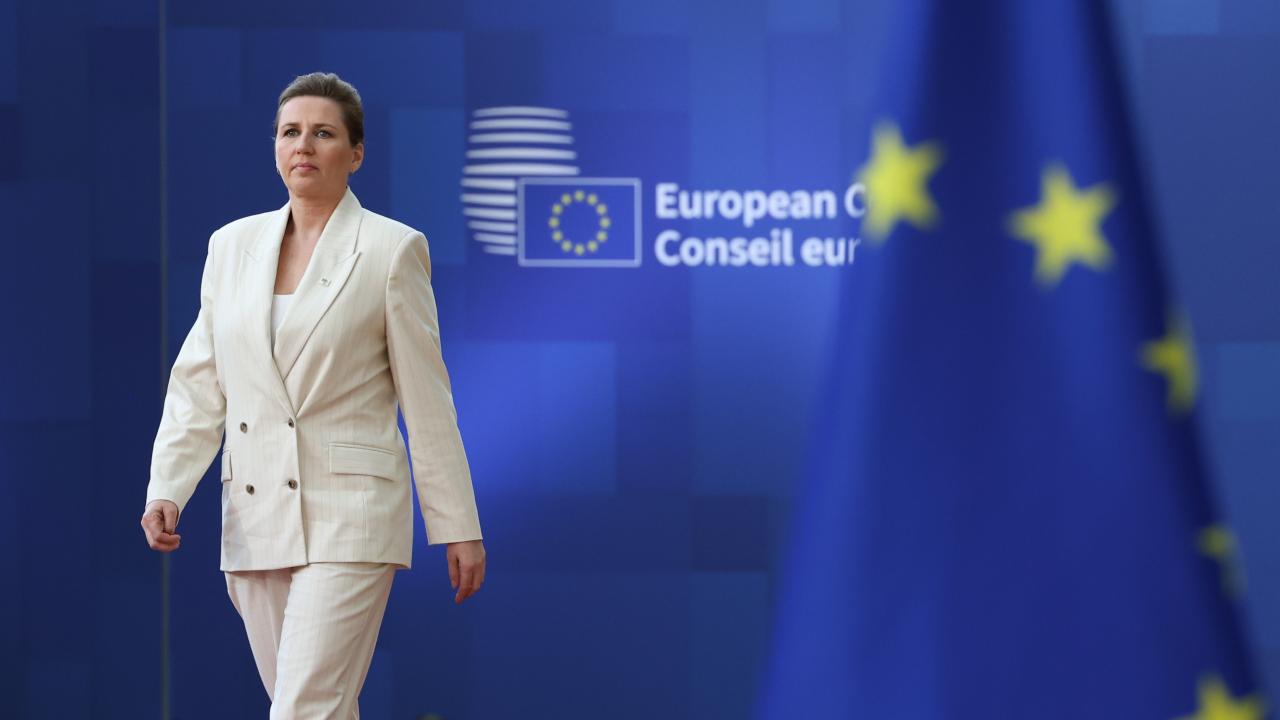 Socialdemokraten Mette Frederiksen fortsätter som Danmarks statsminister. Arkivbild.