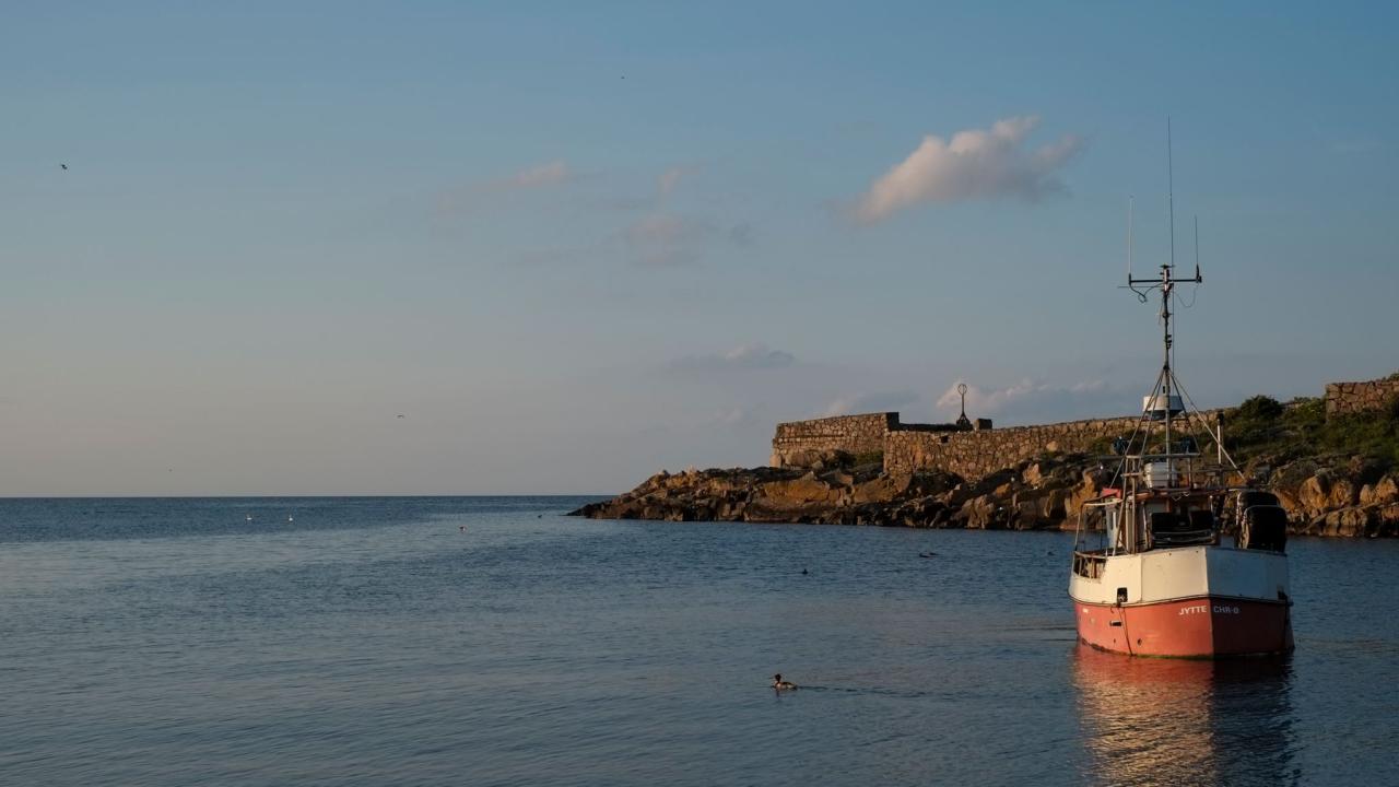 Båten som användes för att utföra sabotaget ska ha återfunnits vid den danska ön Christiansø nordost om Bornholm. Arkivbild.