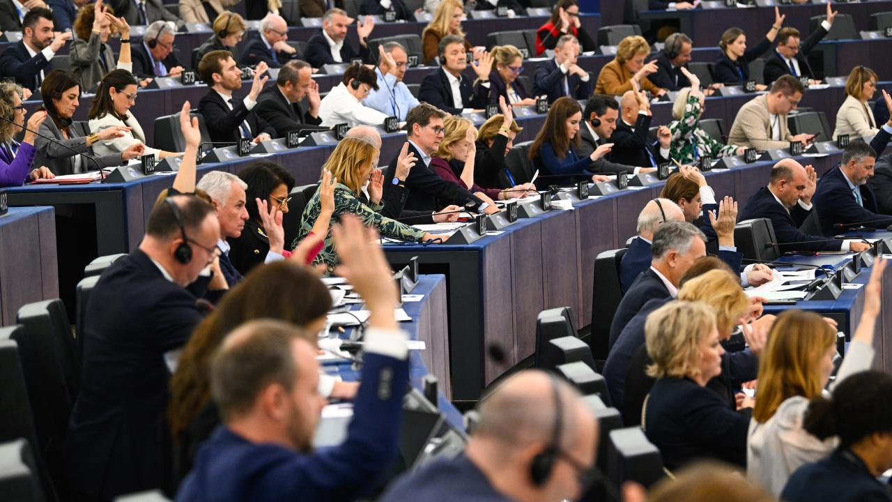 EU-parlamentets stöd för Ukraina i är starkast i bland annat Norden och Baltikum. Arkivbild.