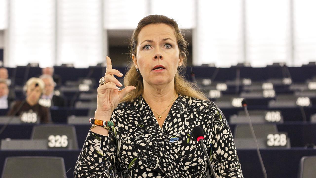 Cecilia Wikström ansvarar för att hitta en gemensam ståndpunkt i EU-parlamentet om den nya Dublinförordningen. Arkivbild.