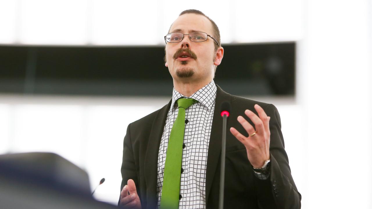 Max Andersson ledamot för Miljöpartiet. Bilden är en arkivbild. 