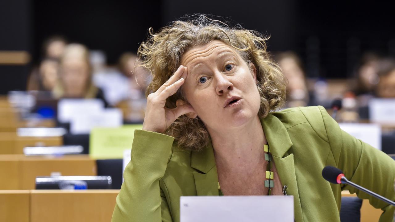 Den nederländske miljöpartisten Judith Sargentini ansvarar för rapporten i EU-parlamentet. Arkivbild.