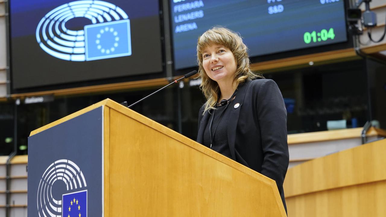 Vänsterpartisten och Europaparlamentariker Malin Björk är glad över vad hon menar var ett oväntat stort europeiskt stöd för den svenska sexköpslagen.