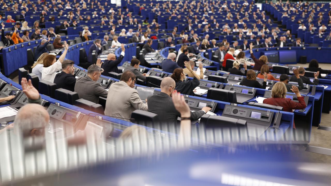 EPP, S&D och RE röstade på samma sida  i 78 procent av omröstningarna som granskats i rapporten. Arkivbild.