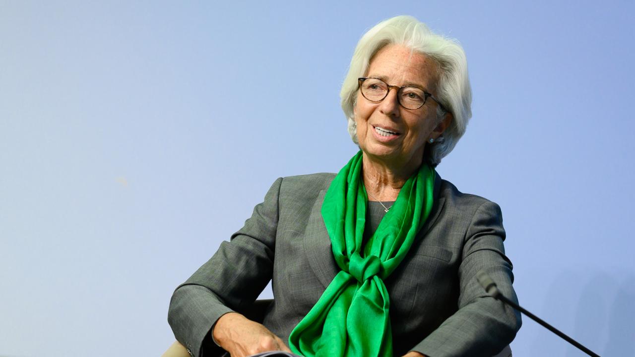 Europeiska centralbankens chef Christine Lagarde. Arkivbild