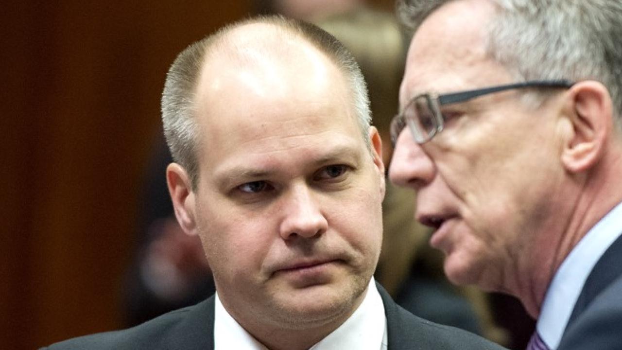 Justitie- och migrationsminister Morgan Johansson i samtal med Tysklands inrikesminister Thomas de Maizière. Arkivbild.