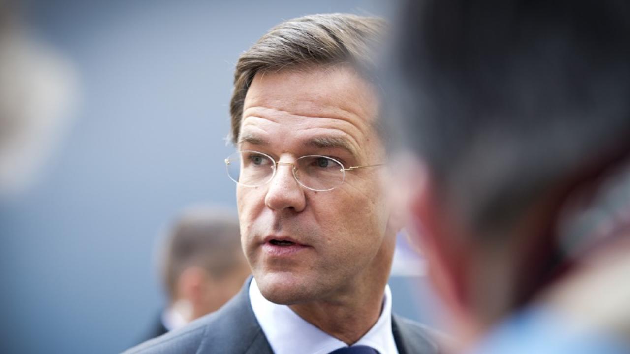 Nederländernas premiärminister Mark Rutte. Arkivbild.