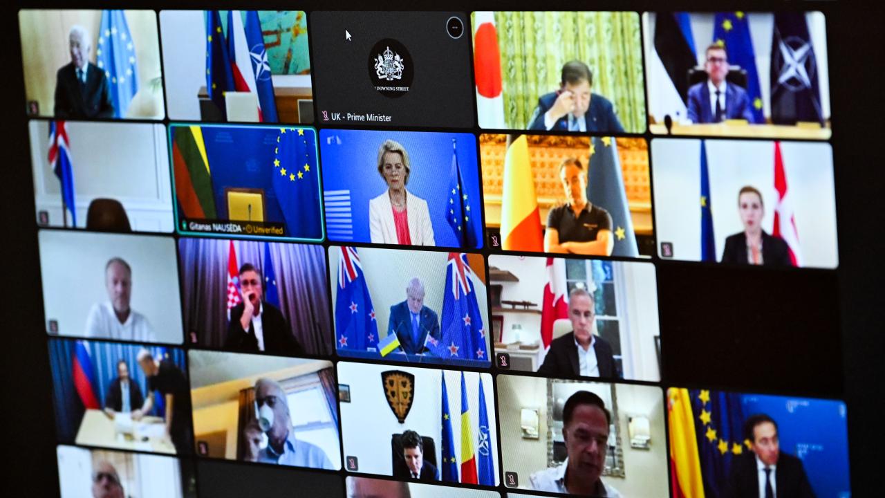 Under tisdagen möttes digitalt 31 länder, däribland Sverige, i "de villigas koalition" för Ukraina under brittisk ledning.