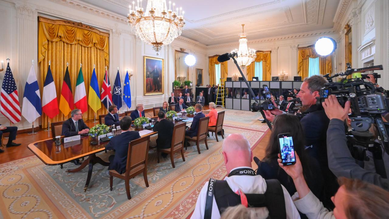 Vilka europeiska ledare som är bjudna till Trumps möte i veckan är ännu inte känt. Arkivbild.