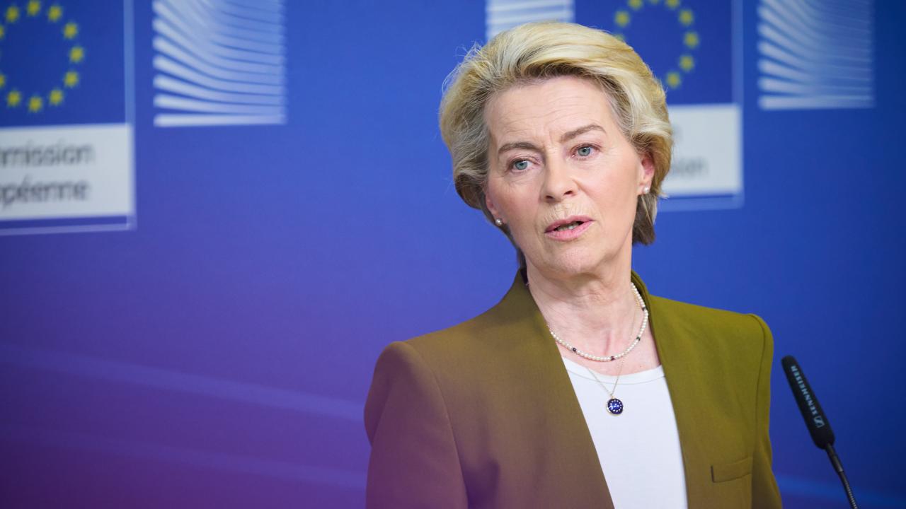 EU-kommissionens ordförande Ursula von der Leyen. Arkivbild.