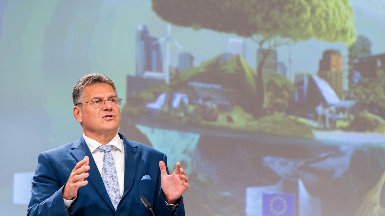 EU:s framtidskommissionär Maroš Šefčovič.