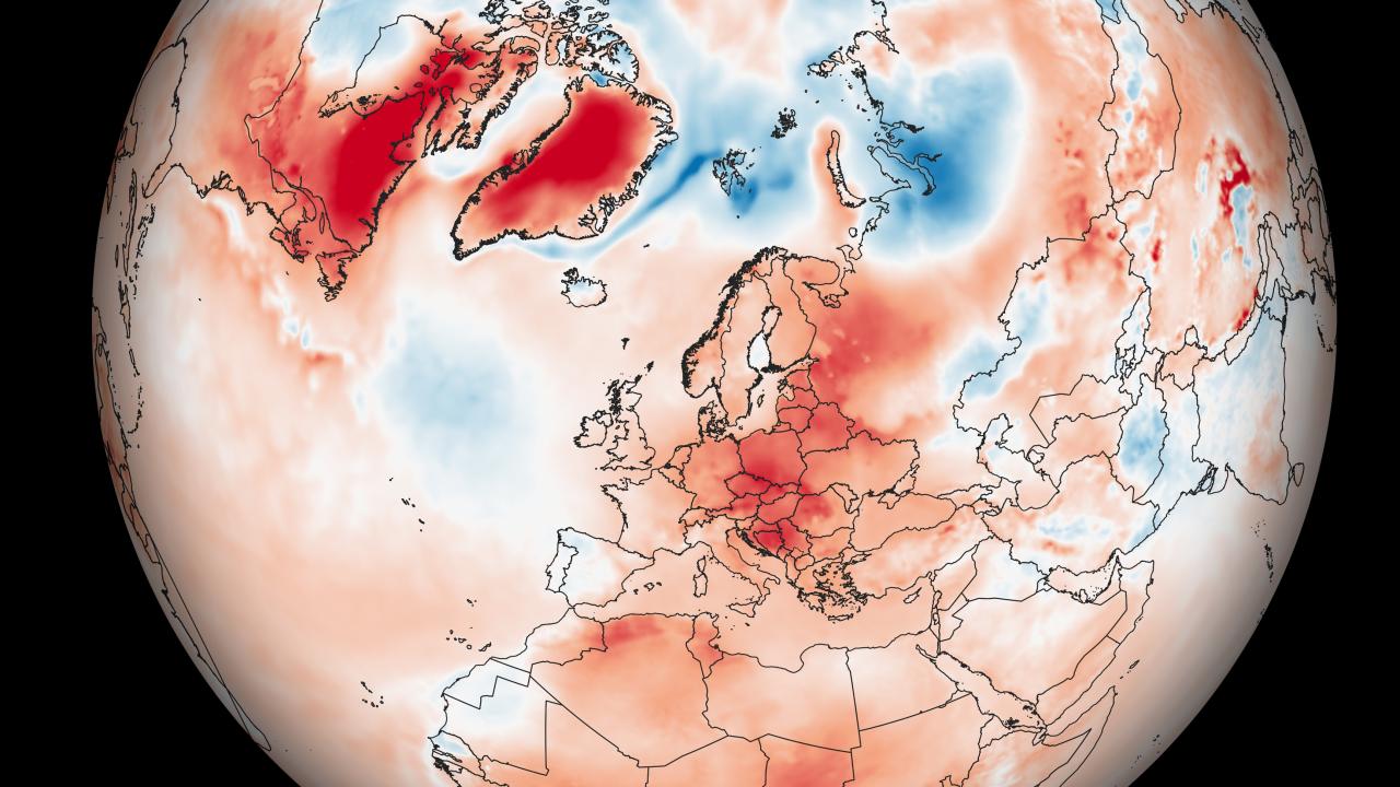 Uppvärmningen i Europa går dubbelt så snabbt som det globala snittet. Arkivbild.