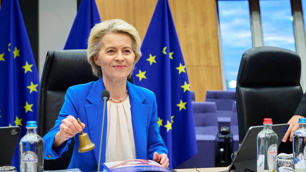 EU-kommissionens ordförande Ursula von der Leyen anser att frihandelsavtalet med Mexiko är banbrytande. Arkivbild.