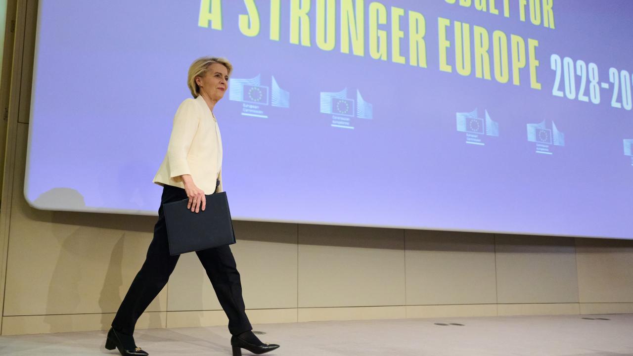 EU-kommissionens ordförande Ursula von der Leyen.
