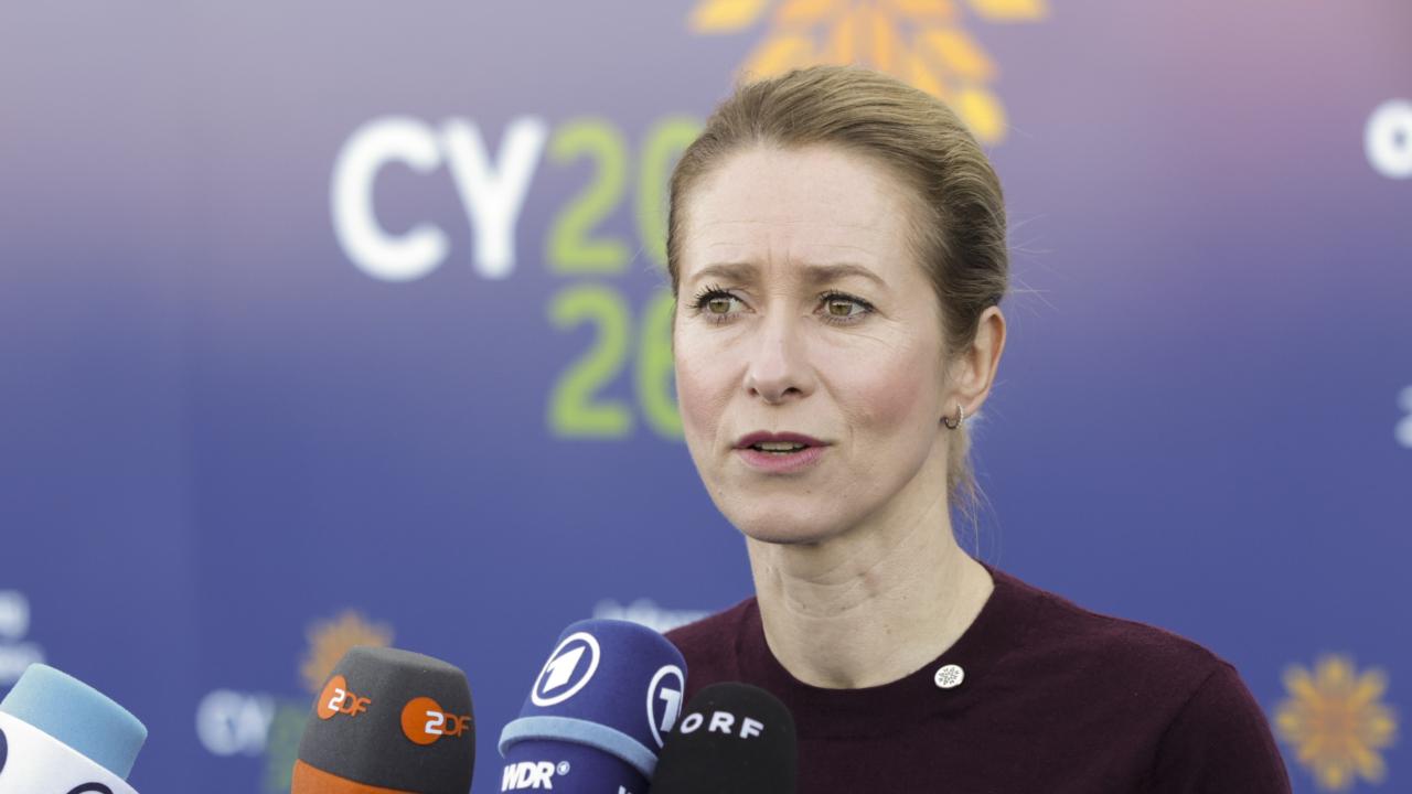 EU:s utrikesrepresentant Kaja Kallas ledde torsdagens informella utrikesministermöte på Cypern.