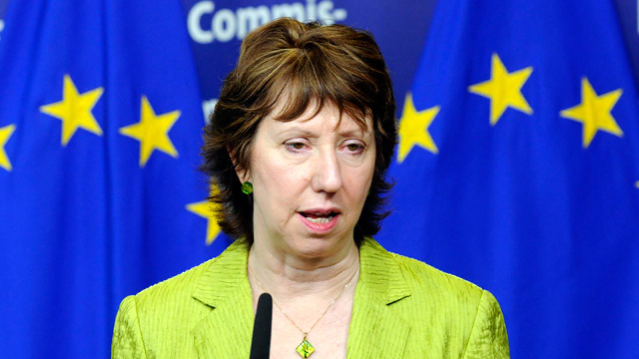 Arkivbild. EU:s  utrikeschef Cahtrine Ashton ställer in mötet med Ukrainas president på grund av domen mot Julia Tymosjenko.