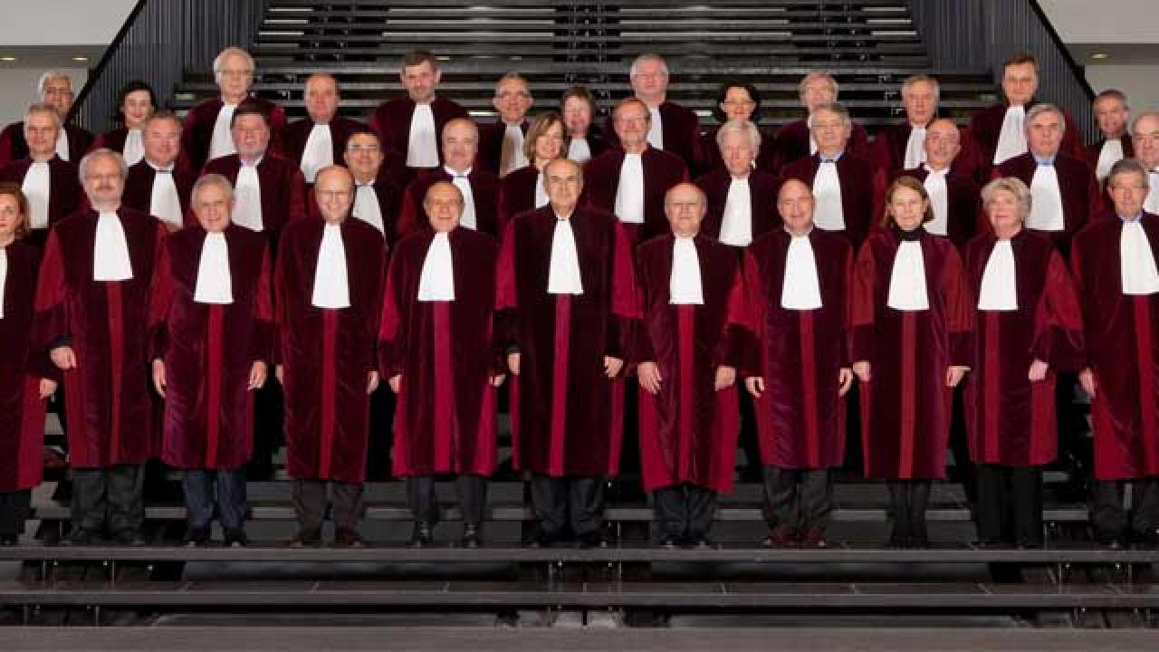 Arkivbild. Domarna i EU-domstolen.