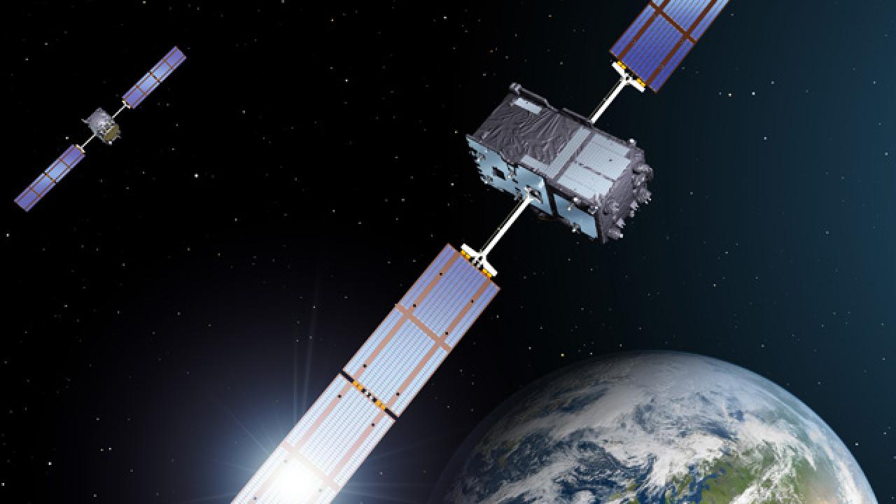 På torsdag skjuts två EU-satelliter upp i rymden.