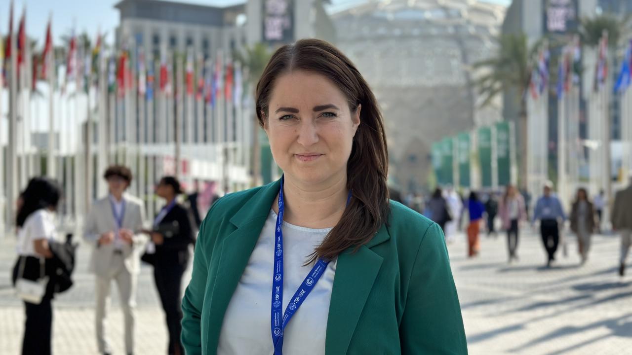 Emma Wiesner på COP28 i Dubai