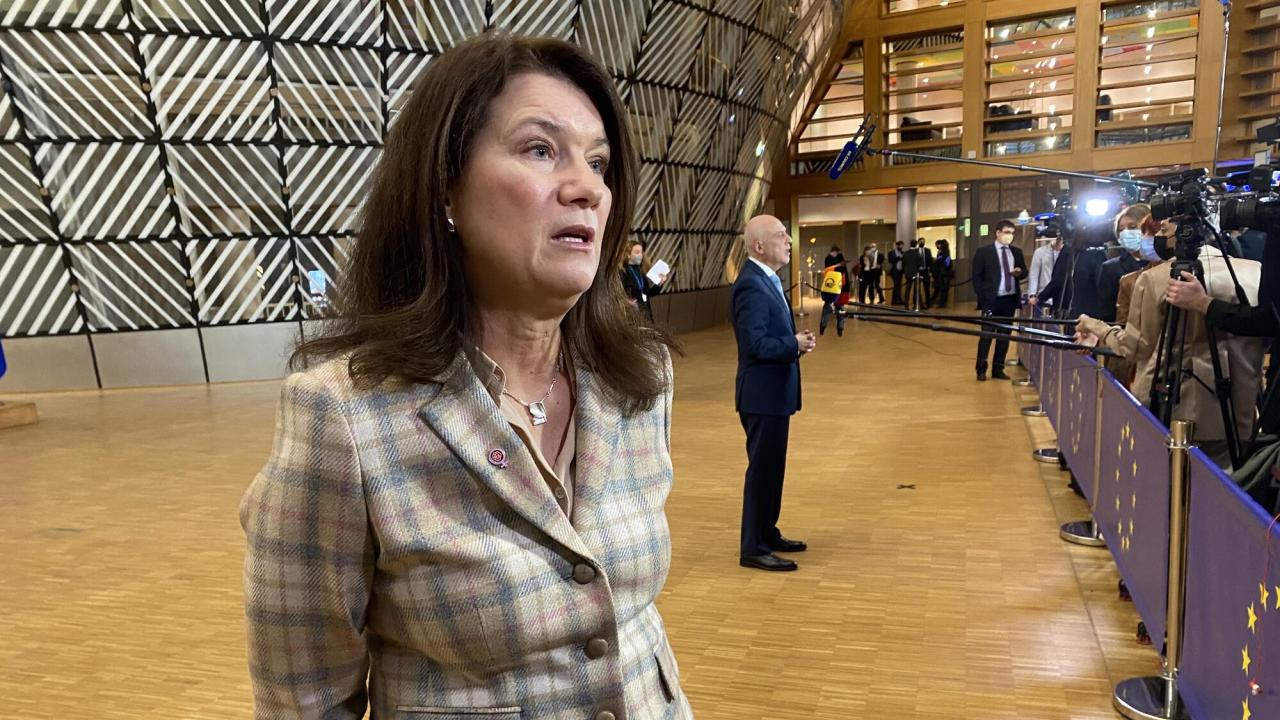 Utrikesminister Ann Linde. Arkivbild.