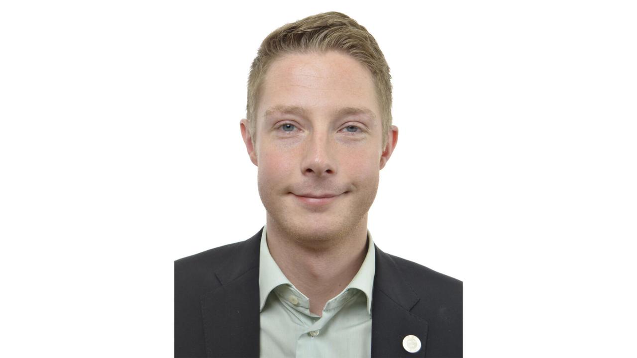 Johan Nissinen (SD) tar över efter Jessica Stegrud (SD) i EU-parlamentet. Akrivbild.