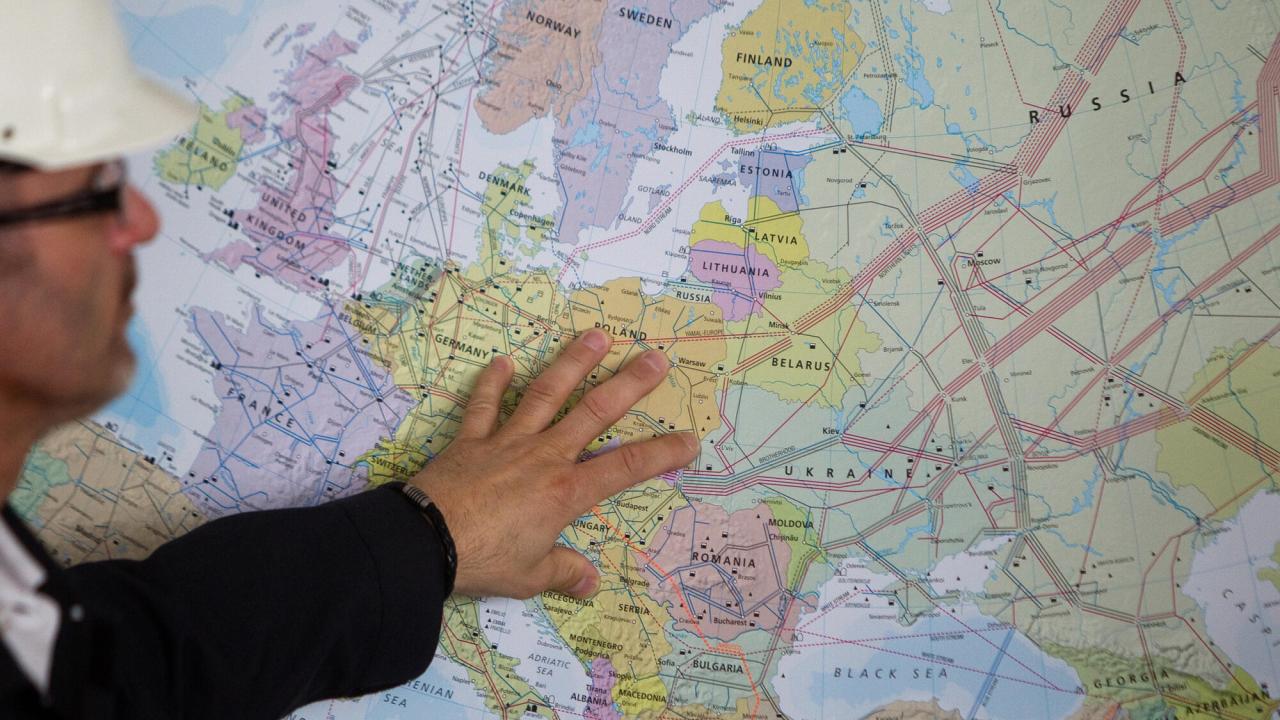 I dag importerar EU-länderna mellan 40 och 45 procent av sin gas, knappt hälften av sitt kol och drygt en fjärdedel av sin olja från Ryssland. Arkivbild.