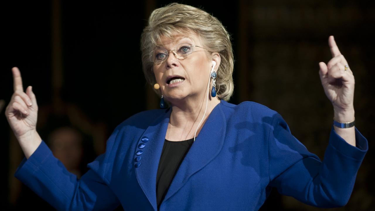 EU-kommissionär Viviane Reding. Arkivbild.