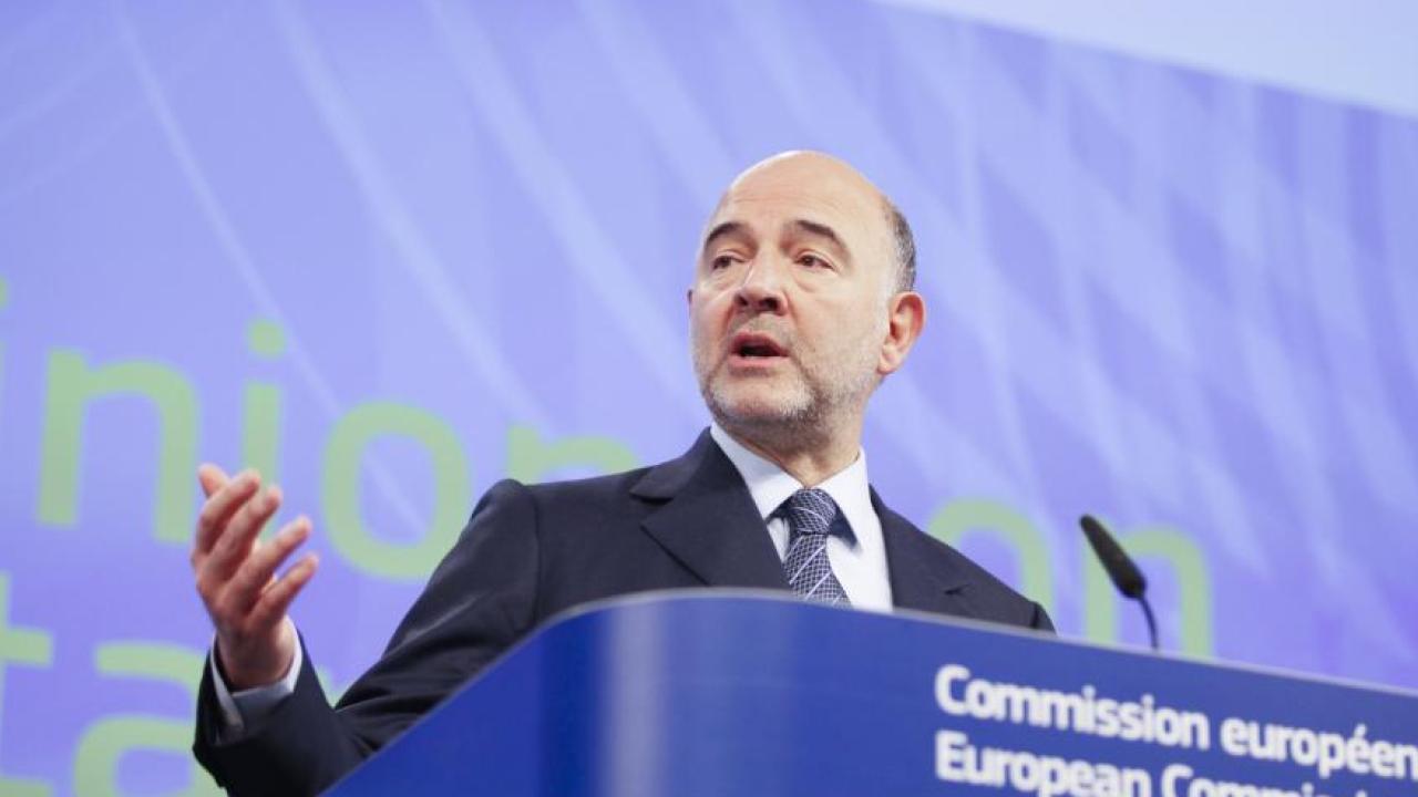 EU:s ekonomikommissionär Pierre Moscovici. 