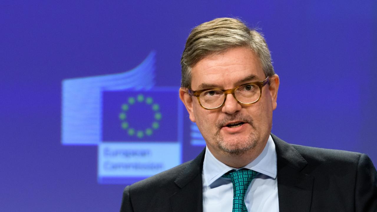 EU:s säkerhetskommissionär, britten Julian King. Arkivbild.