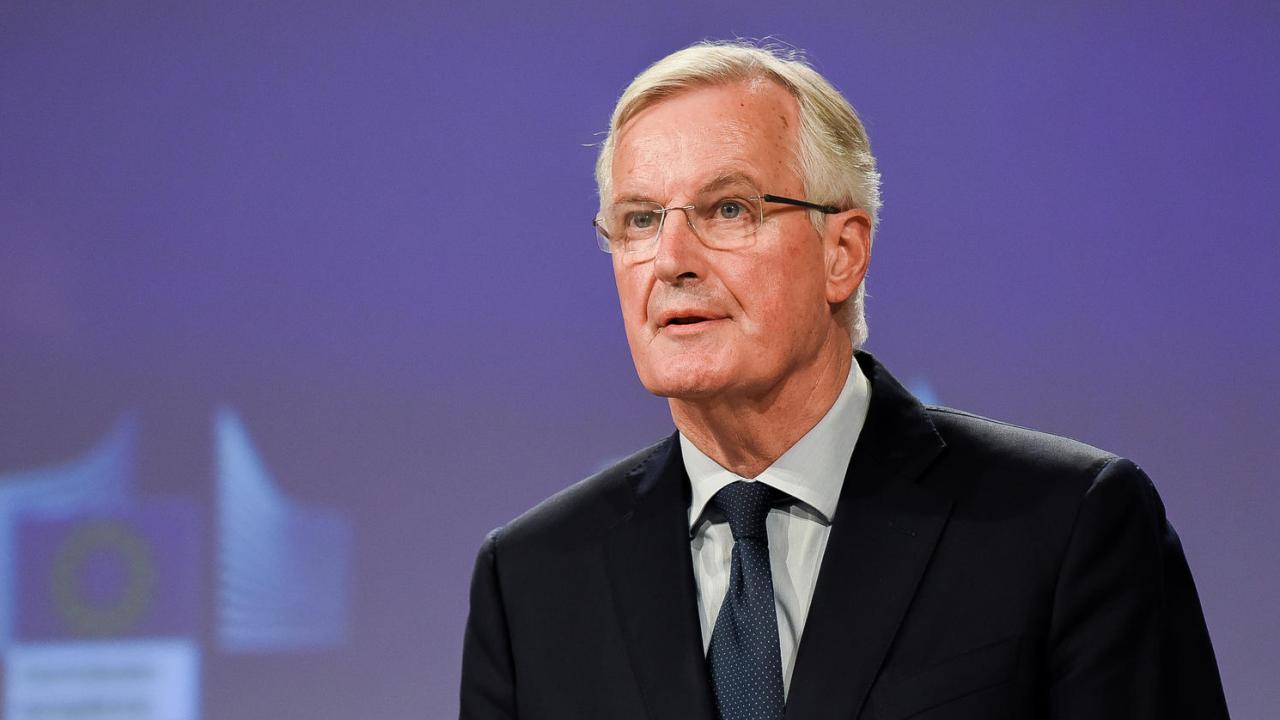 EU:s brexitförhandlare Michel Barnier. Arkivbild.