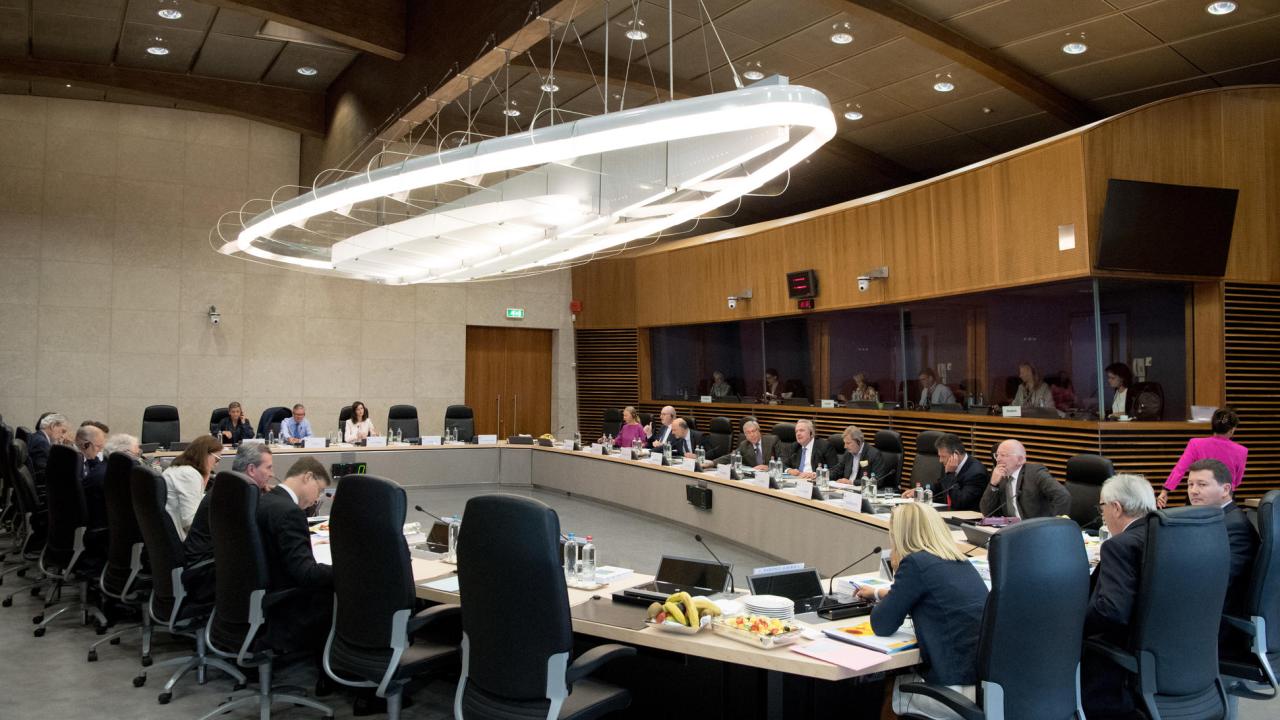 EU-kommissionärerna träffas vanligtvis en gång i vecka i det så kallade kollegiet för att diskutera aktuella frågor och kommande lagförslag. Akrivbild.