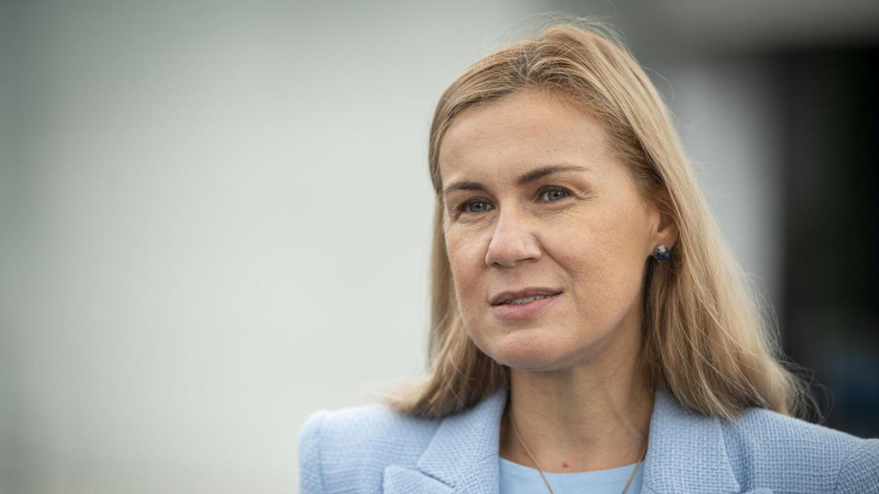 EU:s energikommissionär Kadri Simson, en liberal estländare. Arkivbild.