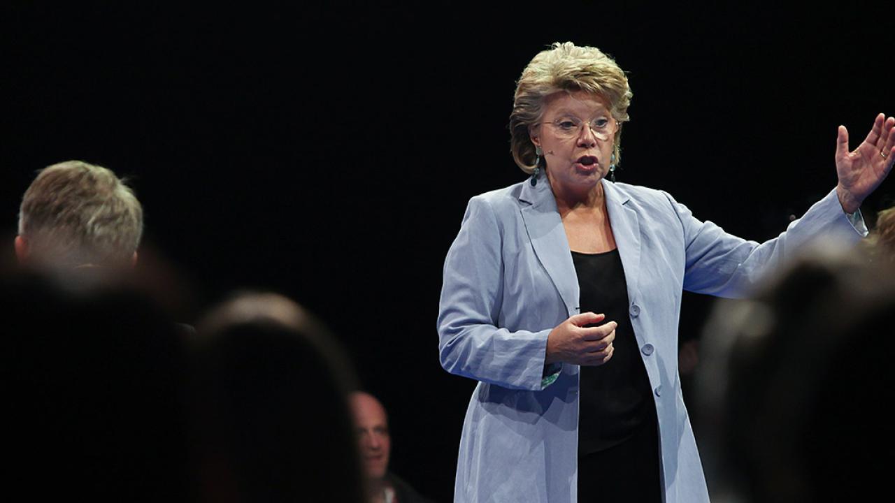 EU:s rättighetskommissionär Viviane Reding.